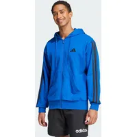 Adidas Essentials 3-Streifen French Terry Reißverschlusspullover Team Royal Blue