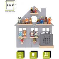 BOARTI Kinderregal Haus hängend für Toniebox und Tonie Figuren