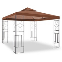 Habeig WASSERDICHTER Pavillon Romantika 3x3m Metall inkl. Dach Festzelt