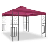 Habeig WASSERDICHTER Pavillon Romantika 3x3m Metall inkl. Dach Festzelt