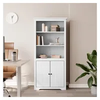 VidaXL Bücherregal BODO Weiß 82x40x173 cm Massivholz Kiefer