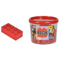 Simba 104118875 - Blox Steine in Dose, Konstruktionsspielzeug, 40