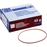 Alco Gummiringe Naturkautschuk 40mm rot 25g