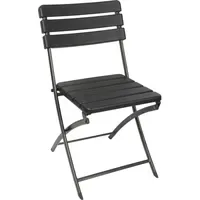 Perel Campingstuhl Klappstuhl Schwarz