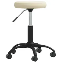 VidaXL Bürostuhl Drehbar Creme Samt - Creme