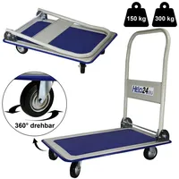 Helo Plattformwagen Transportwagen klappbar Handwagen Rollwagen Wagen 150kg -