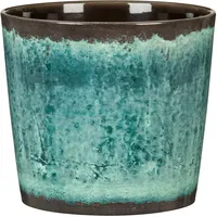 Scheurich tradition, Blumentopf aus Keramik, Farbe: Ocean Glaze, 15,1