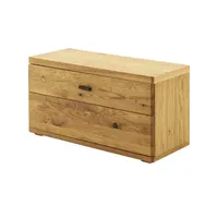 Höffner Garderobenbank ¦ holzfarben ¦ Maße (cm): B: 90