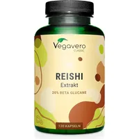 Vegavero Reishi Extrakt | 120 Kapseln | 40% Polysaccharide