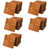 CASARIA CASARIA® Holzfliesen Akazie Mosaik 30x30cm