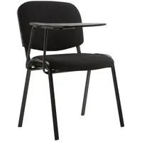 CLP Stuhl Ken mit Klapptisch Stoff schwarz