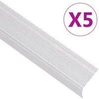 VidaXL Treppenkantenprofile in L-Form 5 Stk. Aluminium 90 cm