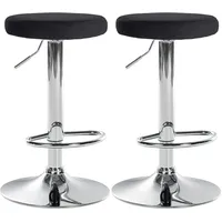 CLP 2er Set Barhocker Ponte Samt I Drehbarer Thekenhocker