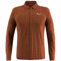 Salewa Puez Dry Langarmhemd - Bombay Brown - L,