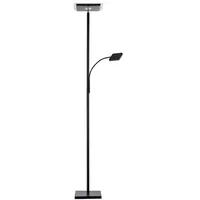 Just light. LED-Stehlampe Hans Alu, Eisen, Stahl & Metall