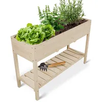 Juskys Hochbeet Freya 118 x 78 x 40 cm