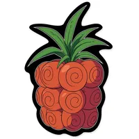 HEO GMBH One Piece Trenn-Trenn Frucht Dekokissen 36cm