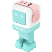 UGREEN Uno RG 65W 3-Port GaN Fast Charger pink