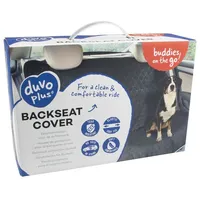 Duvo+ Tier-Autoschondecke Schutzdecke für Rücksitz schwarz schwarz