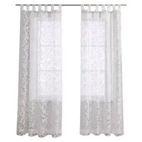 Joyswahl Gardine Jessica, Schlaufen (1 St), Voile Ausbrenner mit