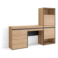 SKRAUT HOME Schuhschrank, Platzsparender Schrank, 187x35x145 cm, Schlafzimmer, Kommode,