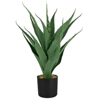 Decovego Aloe Vera Pflanze Kunstpflanze Kunstbaum Künstliche Plastik Pflanze