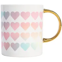 Paris Hilton Stilvolle Herz-Tasse aus Keramik, 450 ml –