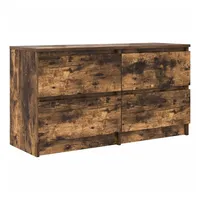 VidaXL TV-Schrank Räuchereiche 100x35x54 cm Holzwerkstoff