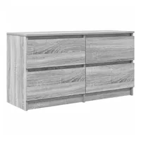 VidaXL TV-Schrank Grau Sonoma 100x35x54 cm Holzwerkstoff