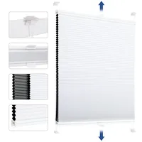 Sekey Wabenplissee ohne Bohren Verdunkelung Rollo 100% verdunkelnd Blickdicht,