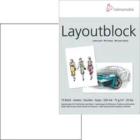 Hahnemühle 10625040 Layout Block A4, 75g