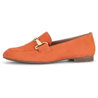 Gabor Leder-Mokassins in orange, - 37,5