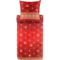 BASSETTI Bettwäsche PALLAVICINO in Rot + Gr.: 155x220 cm