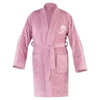 Carlo Colucci Bademantel Vita, 100% Baumwolle lila M