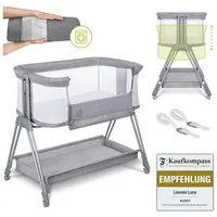 Lionelo Lionelo, - Babybett 2in1 Luna grau - Grau