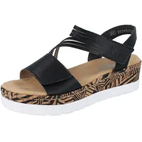 Rieker FSK Damen Sandalen für Damen, schwarz, Größe 39