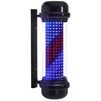 Barberpub Barber Pole Barbierstab, Barbershop Friseurstange mit LED Leucht