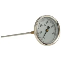 Tecuro Ø 80 mm Bi-Metall Rauchgas - Thermometer 0
