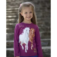 Miss Melody Langarmshirt 76043 weinrot, Größe 128, 8 Jahre