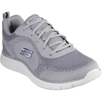 SKECHERS Track Glendor-Sneaker für Herren Graues Strick-PU, 45