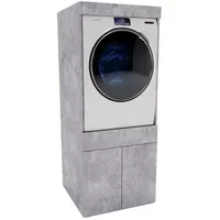 Craftpak Waschmaschinenschrank, Grau,