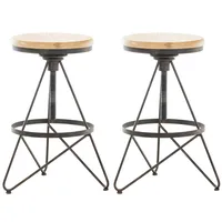 CLP 2er Set Barhocker Karla bronze