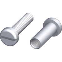 Alfer - Hülsenmutter-Set M4 x 12-25 mm Mutter Gewindehülse