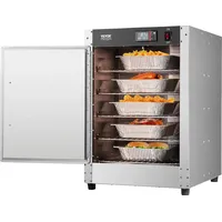 Vevor Hot Box Speisenwärmer 5-stufiger Imbisswärmer mit Wasserschale &