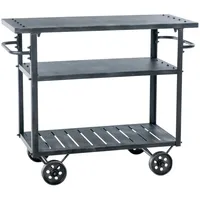 CLP Servierwagen Spring antik Silber