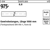 REIDL DIN 975 Gewindestange VG M4x1000 Stahl 8.8 blank
