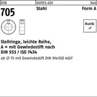 Reyher Stellring DIN 705 A 50x 80x18 Stahl leichte