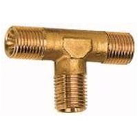 Riegler T-Stück, außen/außen/außen, R 1/8, SW 10, Messing blank