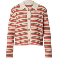 Pepe Jeans Damen. PL702107 Strickjacke Gala - Dunkelbraun,Beige,Rot -