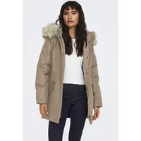 Only ONLNEWKATY Parka CC OTW Mantel 15300633,Trench Coat/Detail:Nature Fur,XS